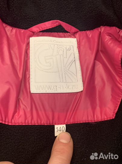 Пальто для девочки Gnk- 140