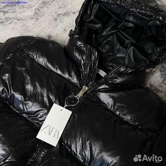 Пуховик Zara x Moncler puffer jacket (Арт.86567)