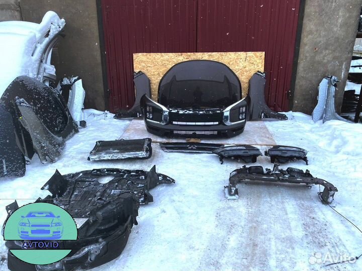 Mitsubishi ASX рест Ноускат бампер крылья капот