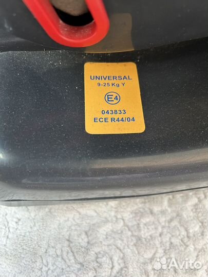 Детское автокресло 9 до 25 кг