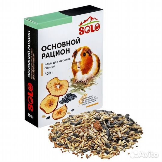 Solo (Жорик) корм для морских свинок 500 гр