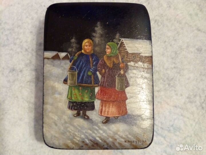 Шкатулка Федоскино