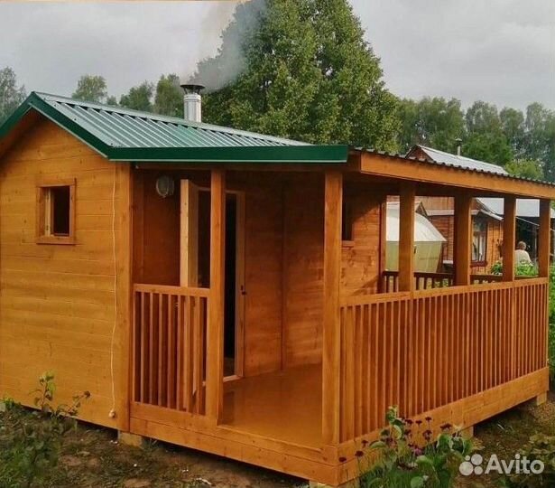Баня каркасная
