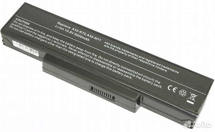 Батарея ноутбука Asus K72 (Аккумулятор)