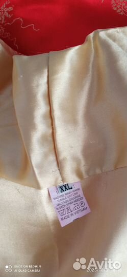 Халат женский длинный шелковый