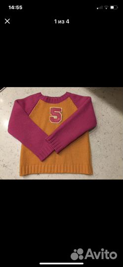 Свитер benetton шерсть