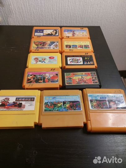 Картриджи dendy из 90х