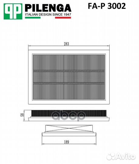 Фильтр воздушный focus II C-MAX volvo S40 II 04