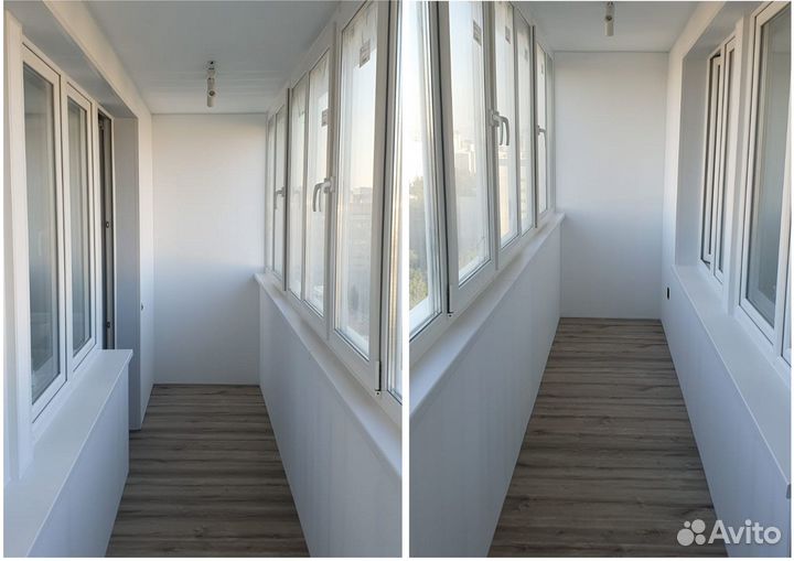 Остекление балконов и лоджий/Утепление,отделка