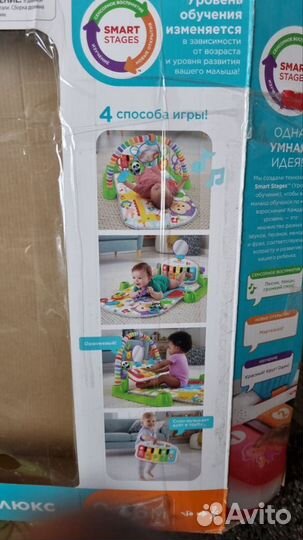 Развивающий коврик Fisher price с пианино