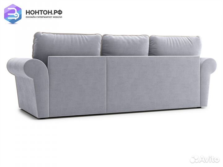 Диван угловой дельфин Прованс серый