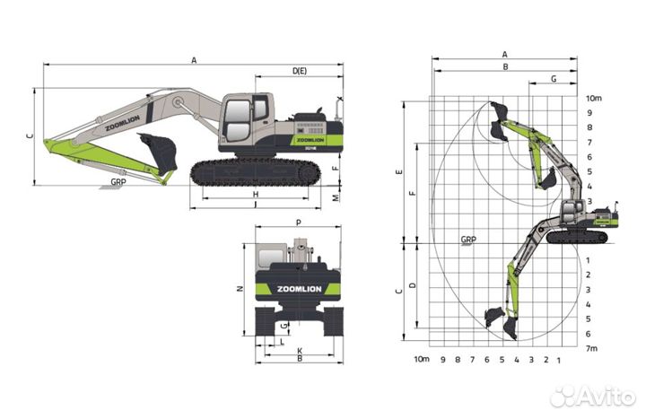 Гусеничный экскаватор Zoomlion ZE215E, 2023