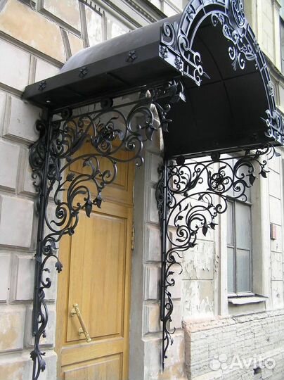 Кованный навес