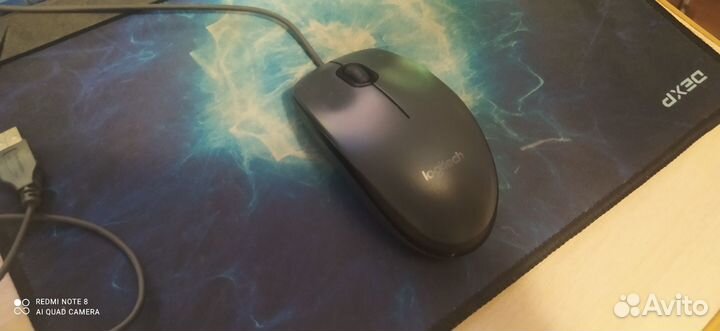 Проводная мышь logitech