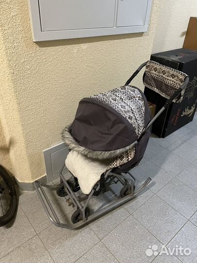 Коляска санки