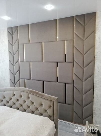 Мягкие панели. Изголовье кровати