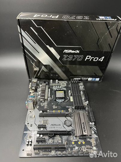 Материнская плата Asrock z370 pro4