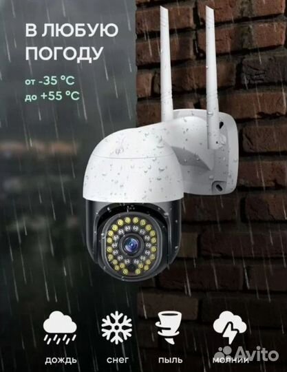 Камера видеонаблюдения уличная с симкартой 4G