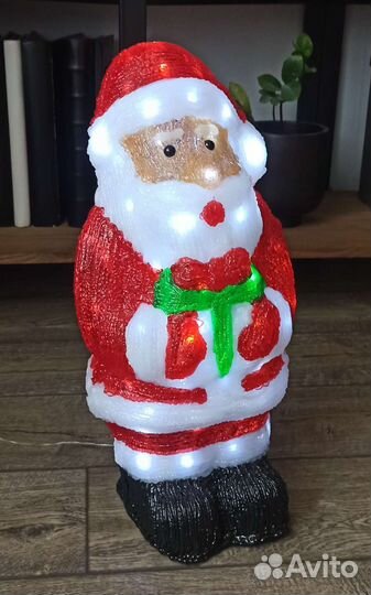 Светодиодная фигура Санта Клаус Дед мороз 60 см