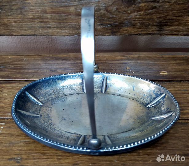 Конфетница серебряная