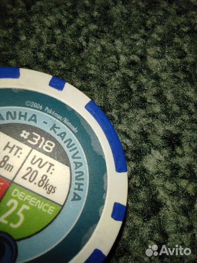 Оригинальные фишки pokemon chipz 2006