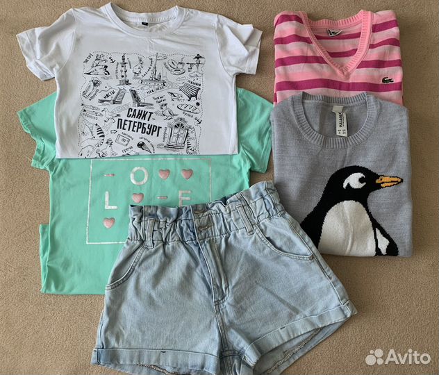 Вещи на девочку пакетом 146-152