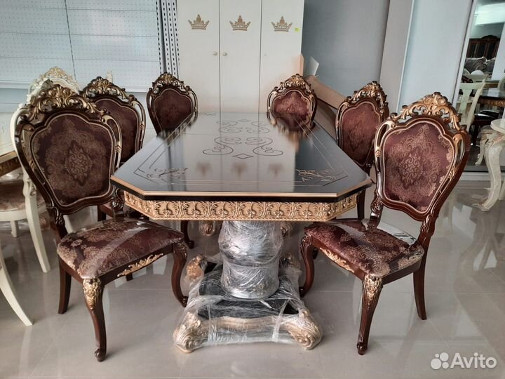 Стол Голд + стулья Мини Шейх