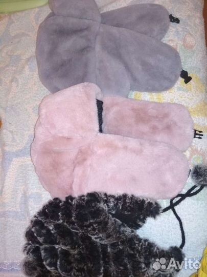 Шапка ушанка женская