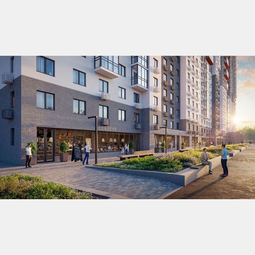 1-к. квартира, 34,5 м², 13/22 эт.