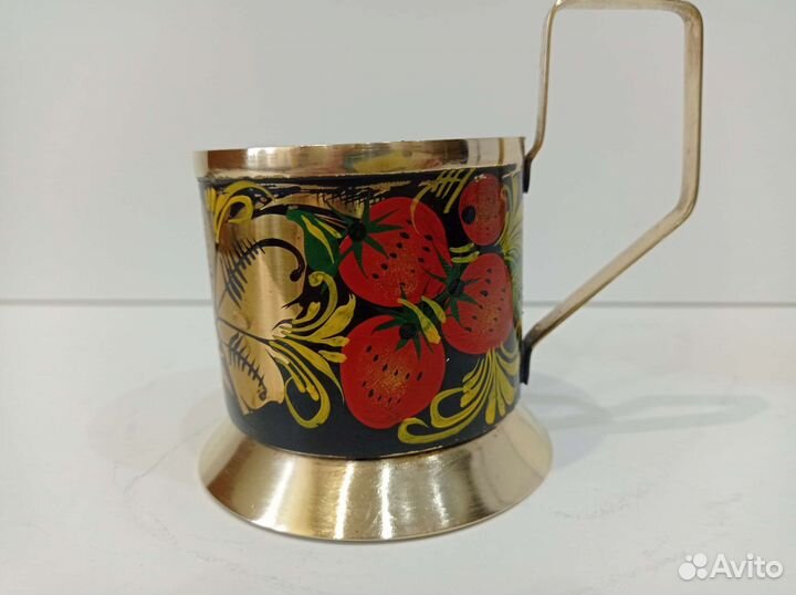 Подстаканники и стаканы с чайными ложками СССР