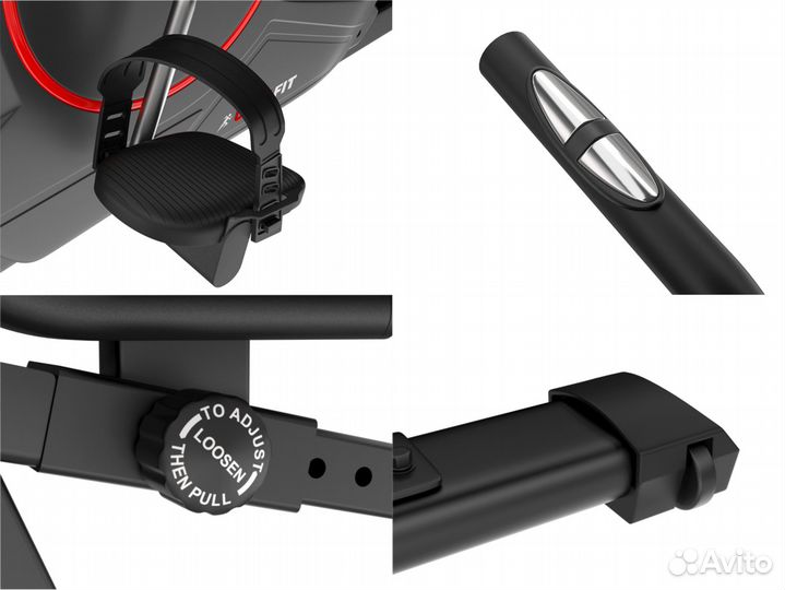 Горизонтальный велотренажер unix Fit BR-390