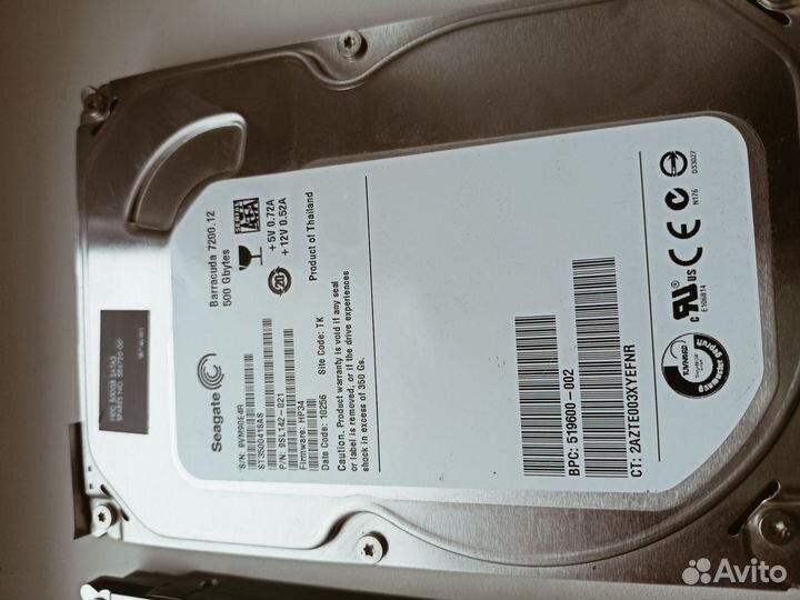 Жесткий диск 500гб Seagate