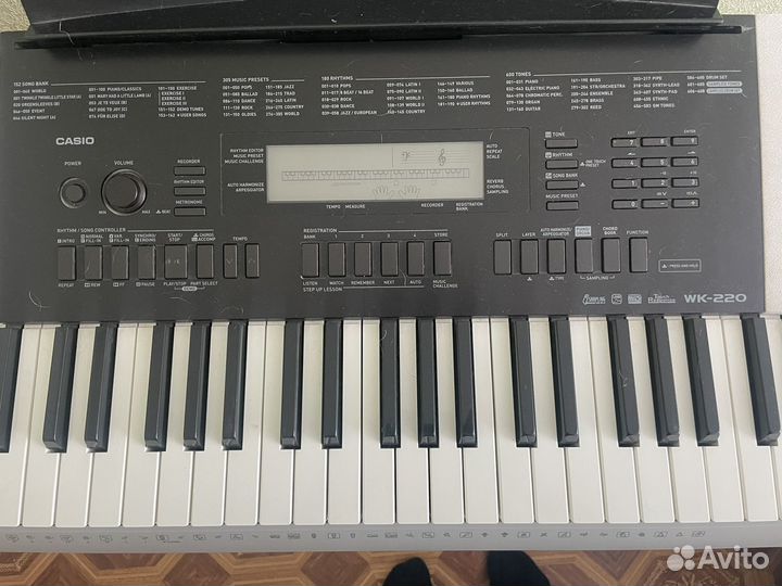 Синтезатор casio wk 220