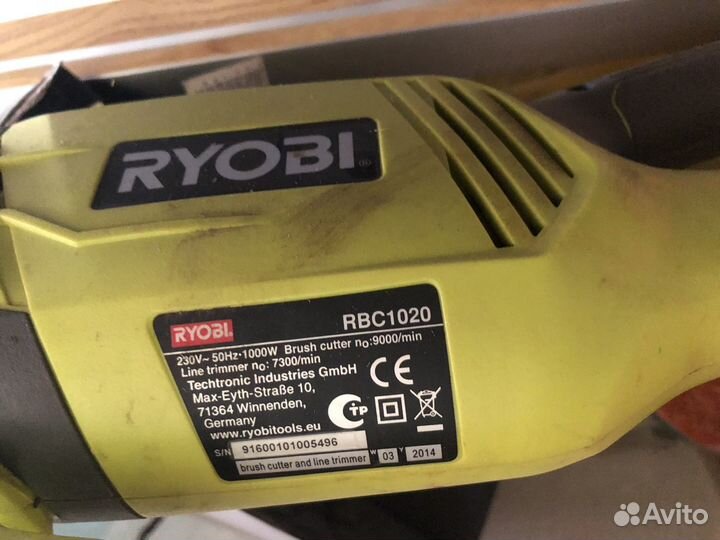 Ryobi электрокоса