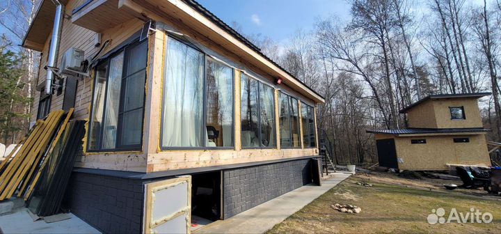 Раздвижные окна в алюм. Профиле