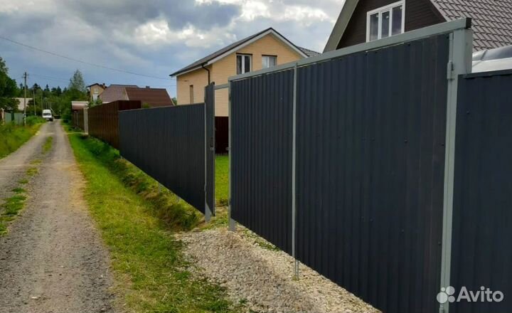 Забор металлический профессионально качественно