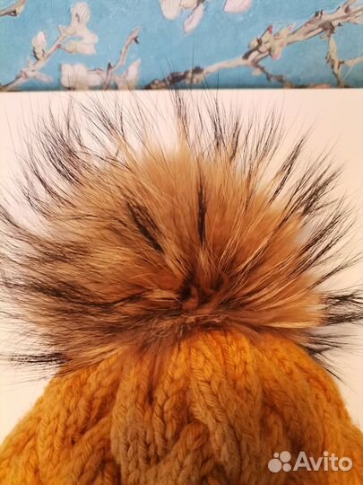 Шапка с завязками и снуд для девочки 6-8 лет