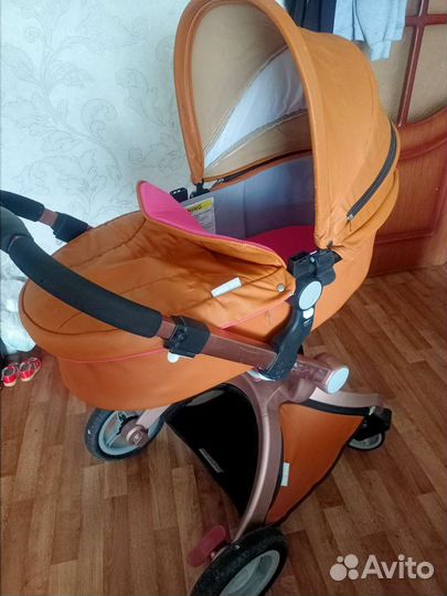 Коляска 2 в 1 эко кожа