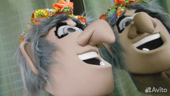 Бабка Ежка. Голова. Ростовая кукла