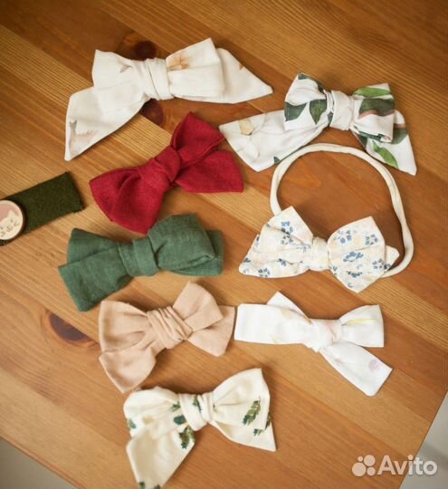 Заколка резинка бантик для девочки