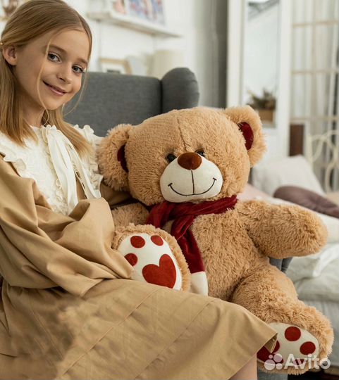 Плюшевый медведь новый