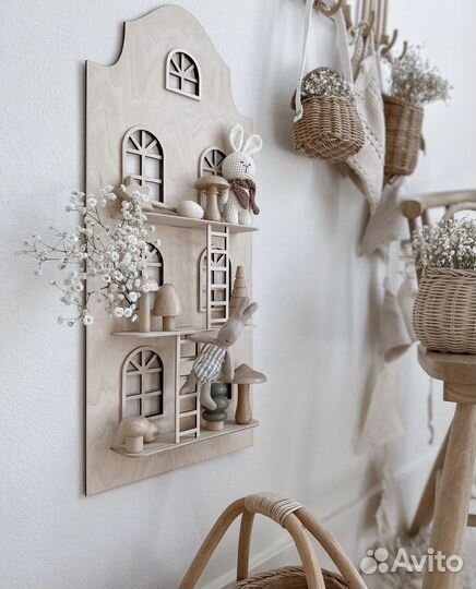 Домик полка декор для детской комнаты