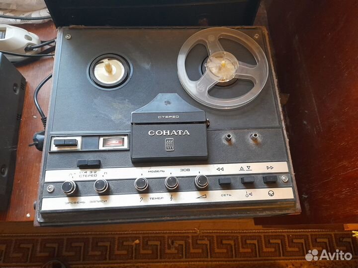 Катушечный магнитофон соната-308
