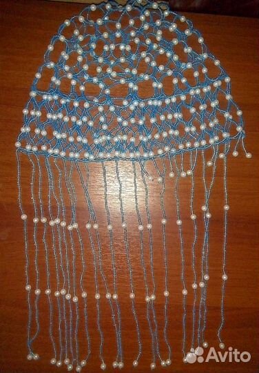 Детское украшение на голову из бисера