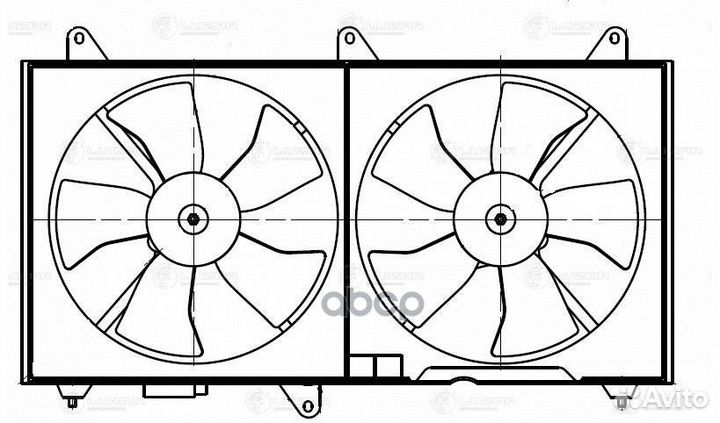 Вентилятор радиатора Chevrolet Epica (06) (2 в