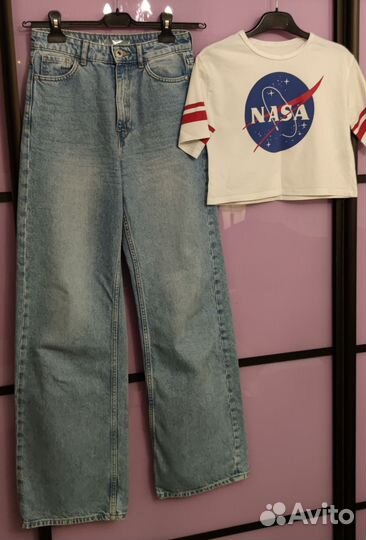 Джинсы для девочки, р. 42-44
