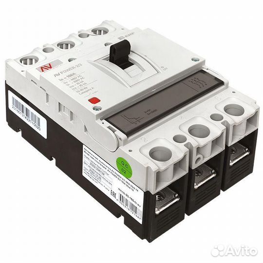 Выключатель автоматический 3п 160А 35кА AV power-2/3 TR averes EKF mccb-23-160-TR-av