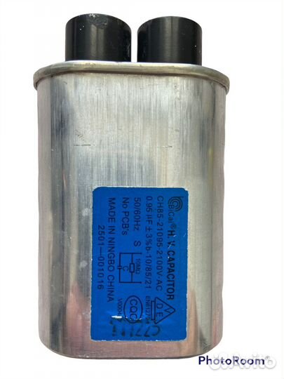 Конденсатор для свч 0.95 мкф 2501-001016