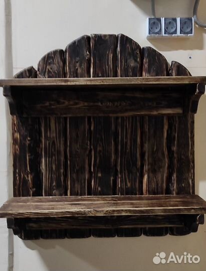 Полки настенные в стиле лофт