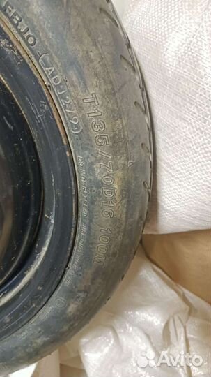 R16 Yokohama 125T 135/70, PCD 5x114.3 DIA 65